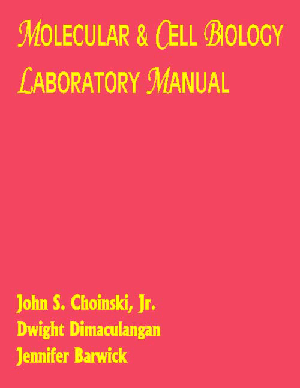 Molecular and Cell Biology Laboratory Manual cover