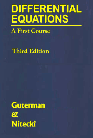 Differential Equations cover