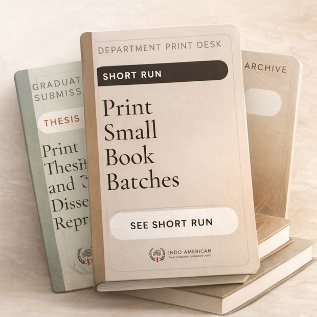 Stacked academic reprint and thesis books